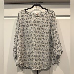 Elephant Print Women's Top